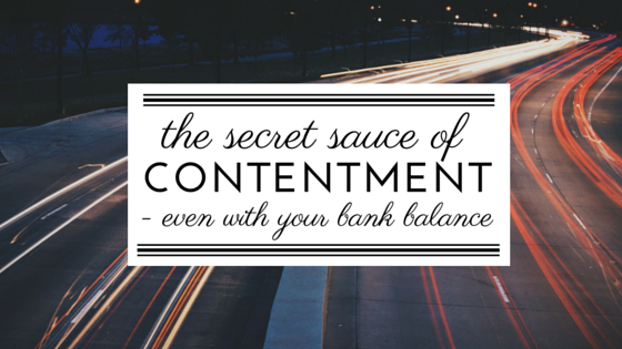 The Secret Sauce of Contentment – Even Contentment With Your Bank Balance (John Piper Guestpost)