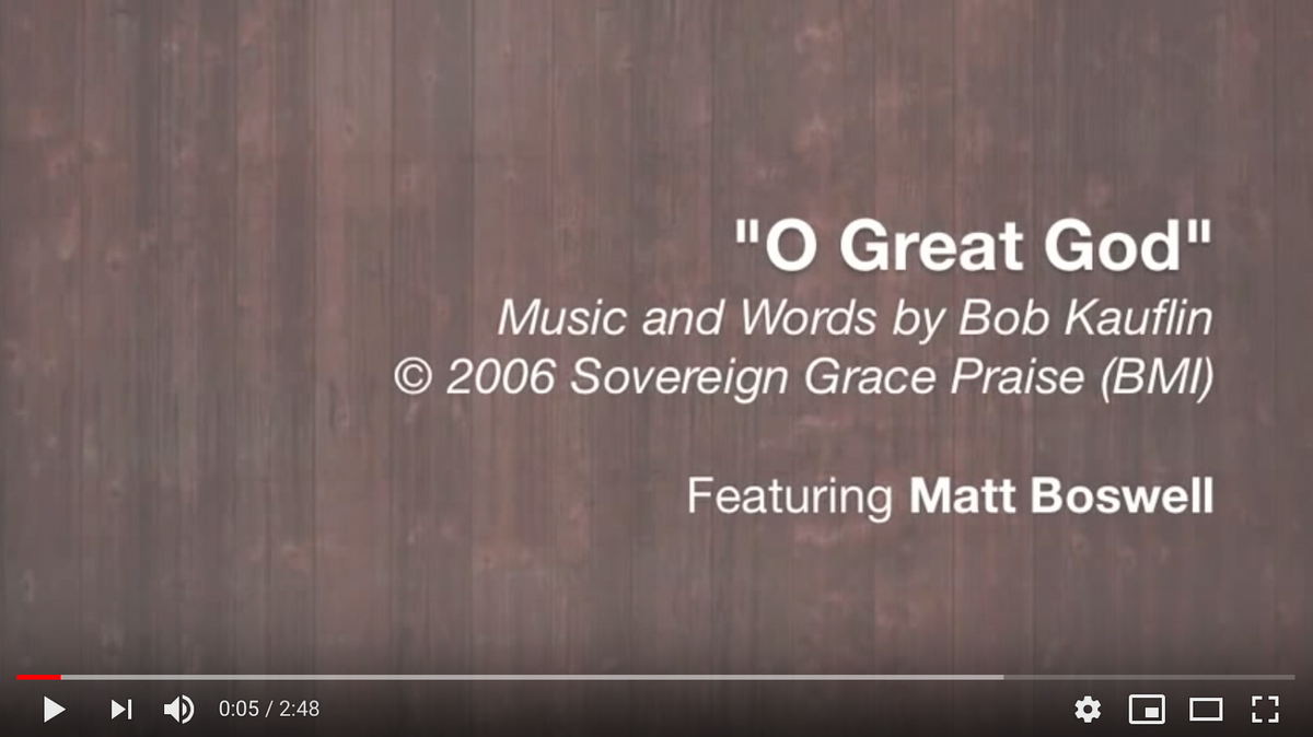 Your Love Is Higher Sovereign Grace Music